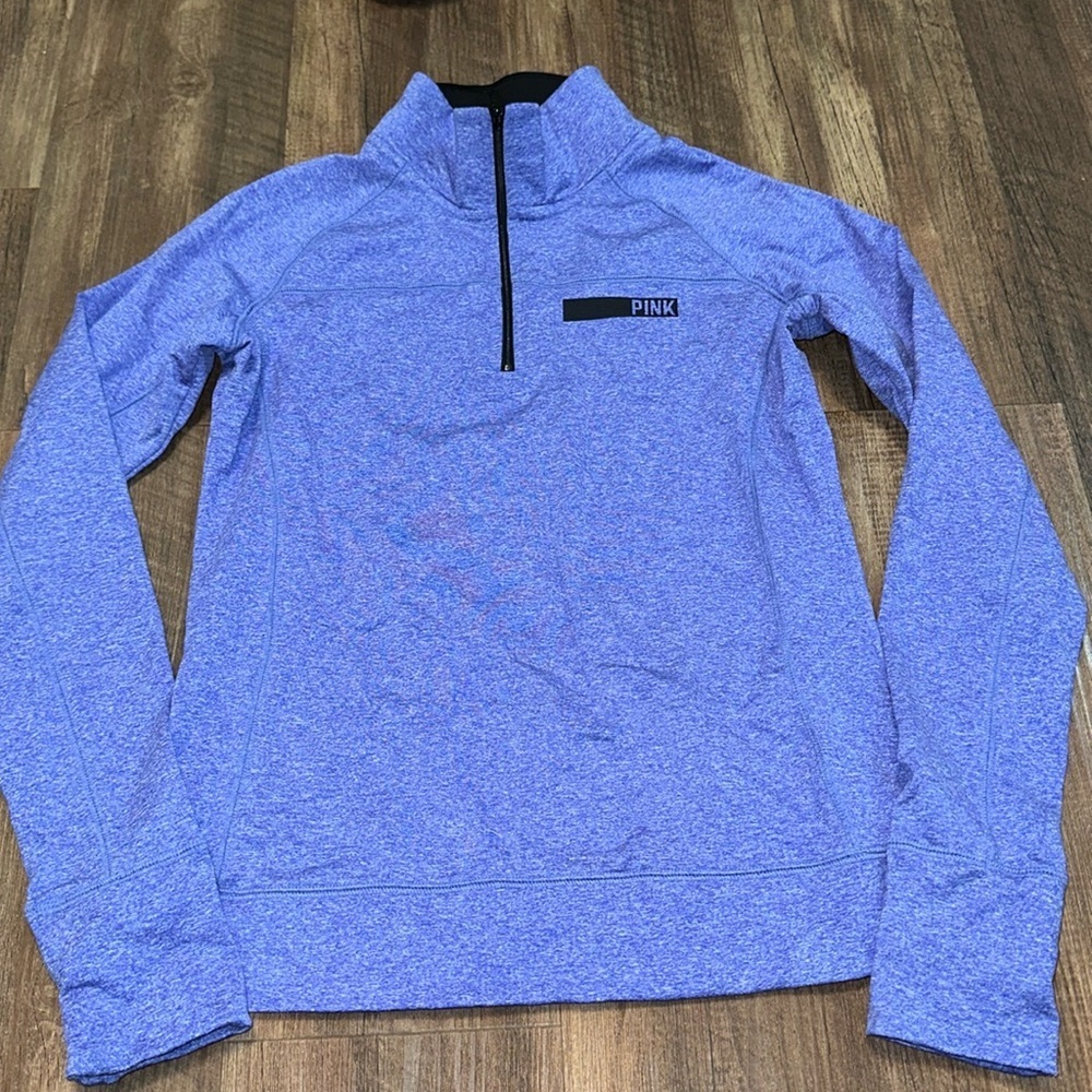 Victorias Secret PINK 1/4 Zip Pullover Medium EUC